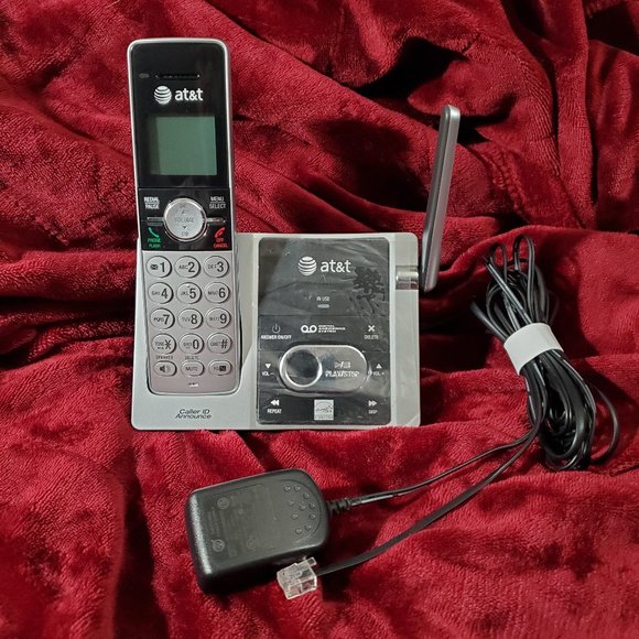 AT&T Cordless Telephone, Base, and Digital Answering System Single Line - Picture 1 of 16